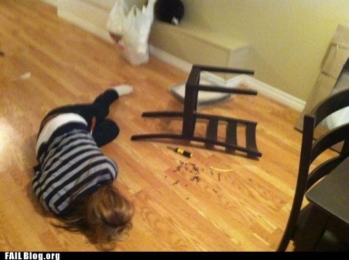 Ikea Furniture Assembly FAIL