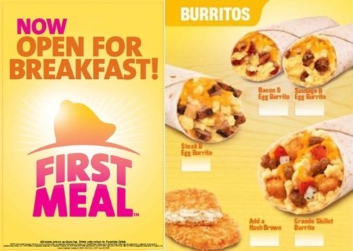 Taco Bell For Breakfast of the Day
