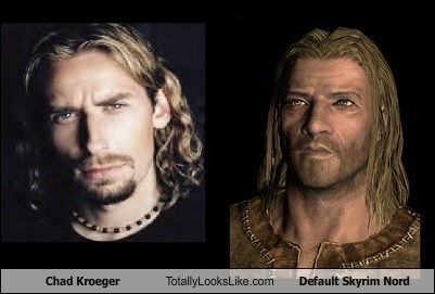 Chad Kroeger Totally Looks Like Default Skyrim Nord