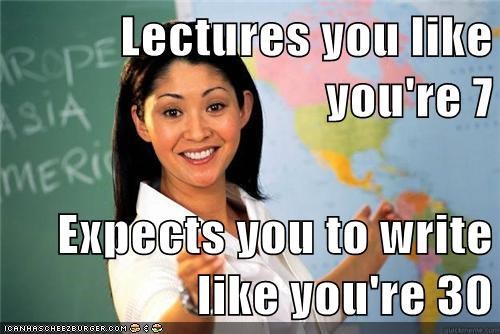 Terrible Teacher Wishes She Was 17 Again