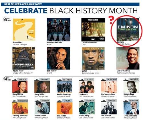 Celebrating Black History Month FAIL