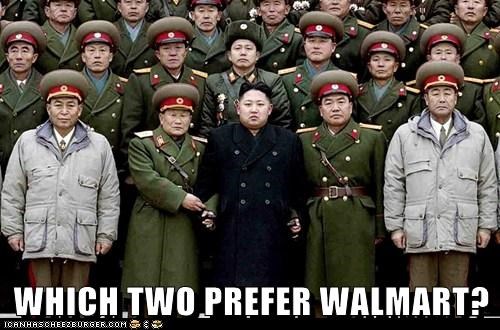 WHICH TWO PREFER WALMART?