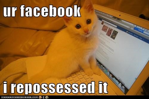 ur facebook  i repossessed it