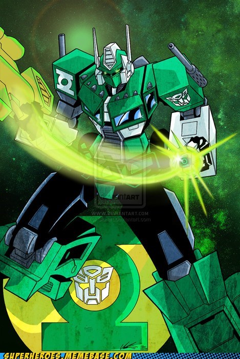 Green Lantern Optimus Prime