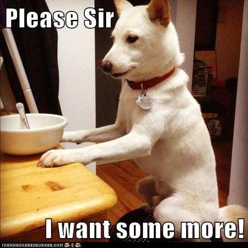 Please Sir  I want some more!