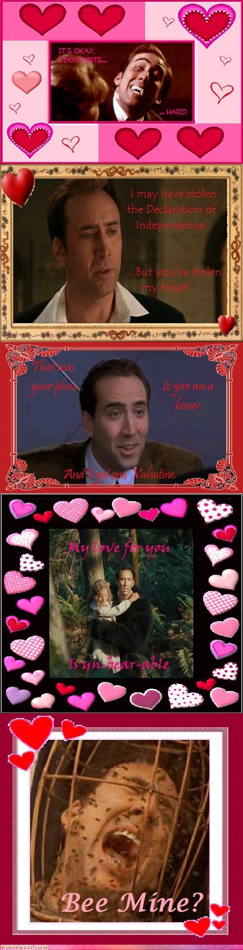 Nicolas Cage Valentine's Day Cards