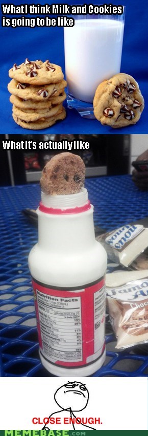 Close Enough: Milk and Cookies 