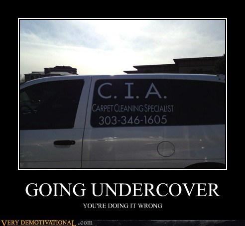 GOING UNDERCOVER