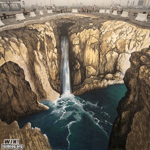 Waterfall Street Art WIN
