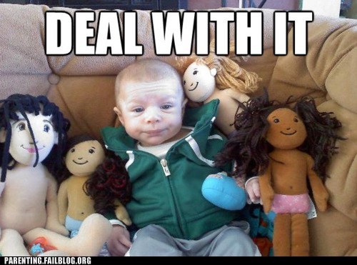 Parenting Fails: He Gets All the Dolls