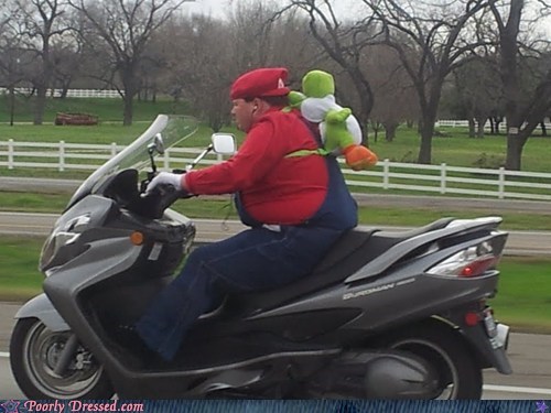 Shouldn't He Be Riding Yoshi?