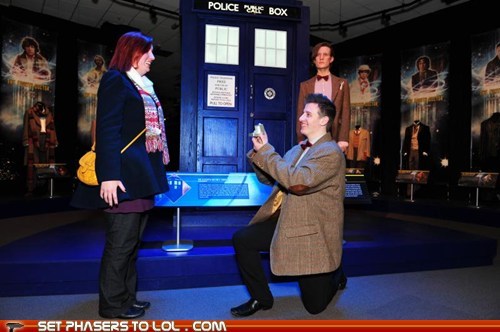 Matt Smith Proposes at the Doctor Who Experience.