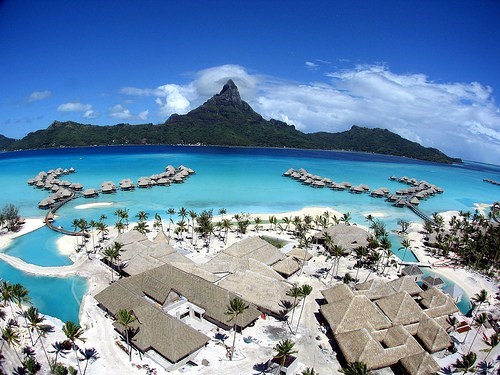 View from Above, Bora Bora, French Polynesia