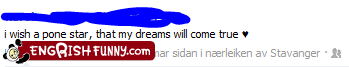 Dream No Come From Pone