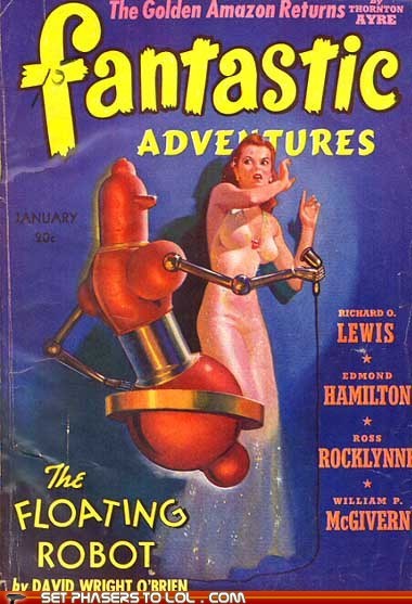 WTF Sci-Fi Book Covers: The Floating Robot