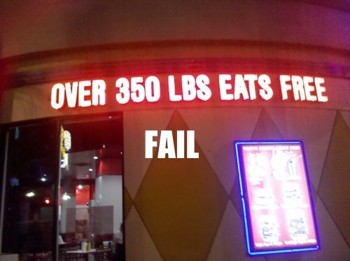 Encouraging a Healthy Diet FAIL
