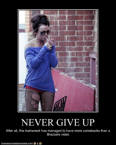 NEVER GIVE UP