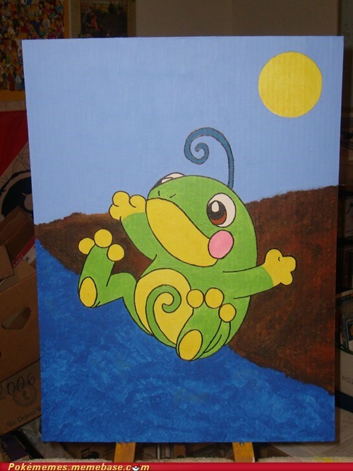 Politoed (Painted for Sick Daughter)