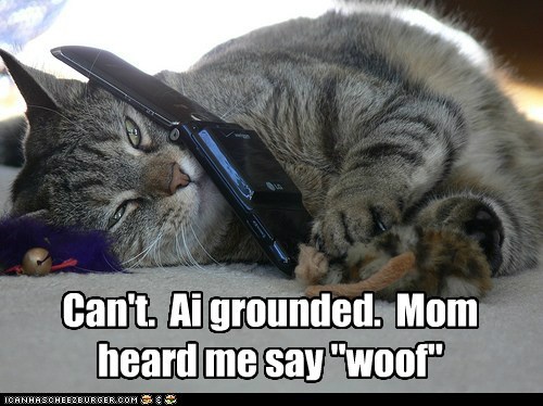 Grounded for foul language