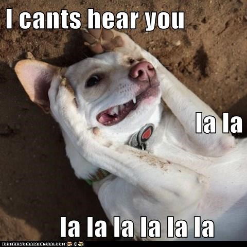I cants hear you