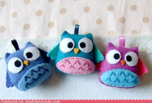 Happy Owl Key Chains