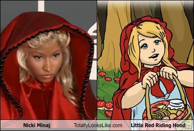 Nicki Minaj Totally Looks Like Little Red Riding Hood