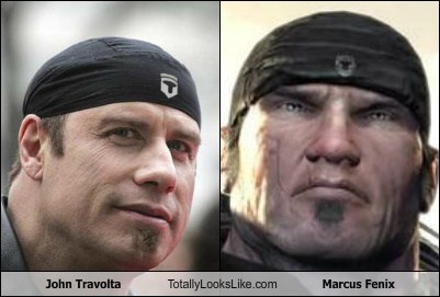 John Travolta Totally Looks Like Marcus Fenix