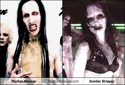 Marilyn Manson Totally Looks Like Zombie Stripper