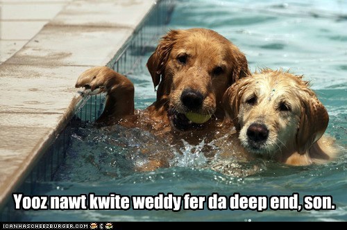 First Swimming Lesson