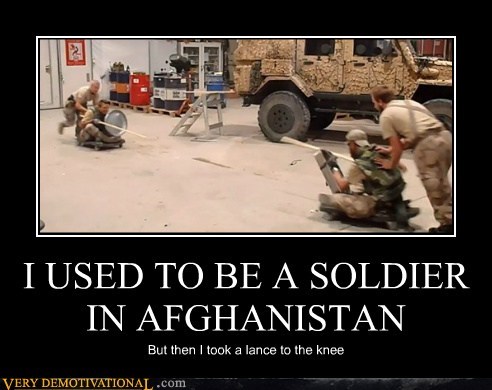I USED TO BE A SOLDIER IN AFGHANISTAN