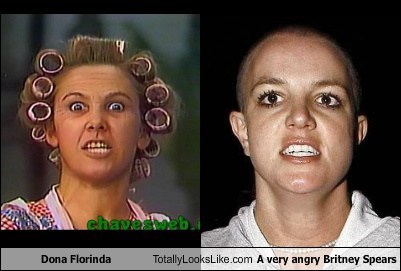Dona Florinda Totally Looks Like A Very Angry Britney Spears