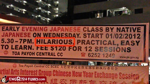 Japanese = HILARIOUS