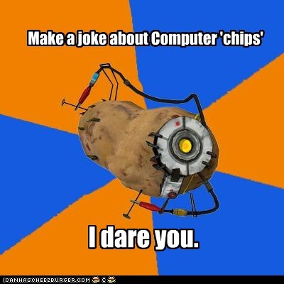 GLaDOS does not like her new body