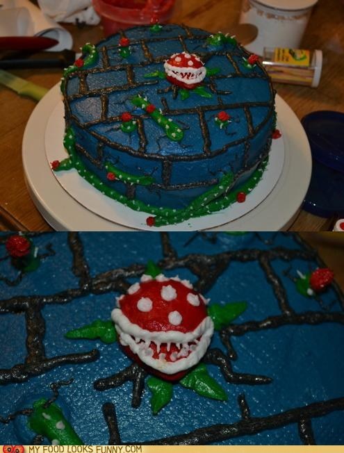 Piranha Plant Cake