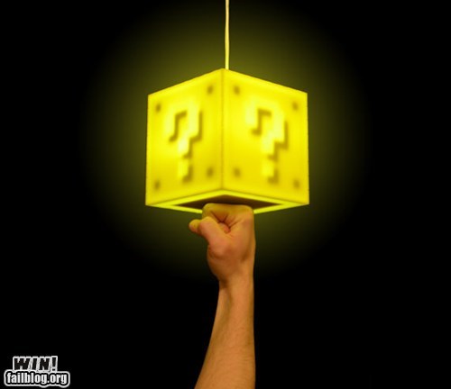 Coin Block Lamp WIN