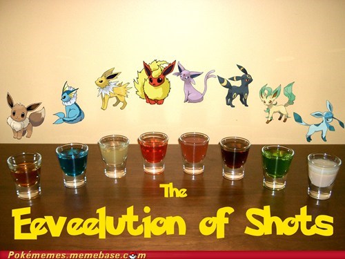 The Eeveelution of Shots