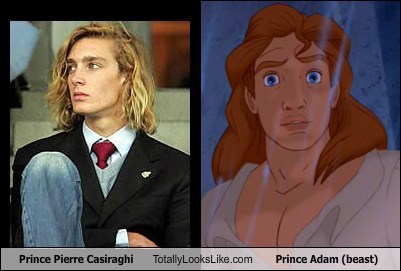 Prince Pierre Casiraghi Totally Looks Like Prince Adam (beast)