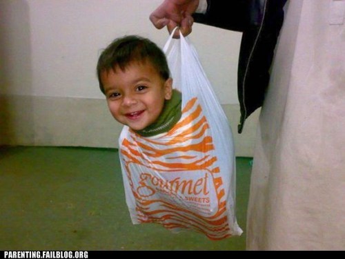 I'll take my toddler to-go please