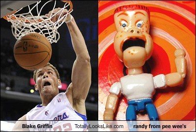 Blake Griffin Totally Looks Like Randy from Pee Wee's