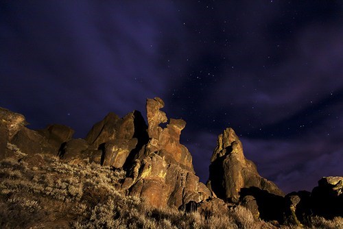 Reaching for the Stars, Little City of Rocks near Gooding, Idaho