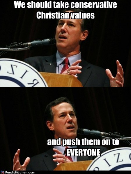 Push it Somewhere Else, Santorum