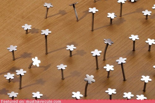 Flower Head Nails