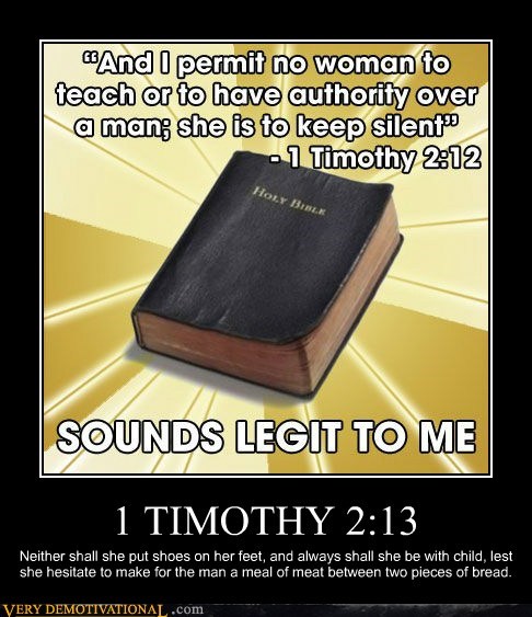 1 TIMOTHY 2:13