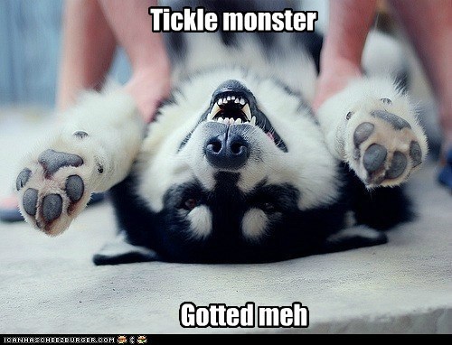 Tickle monster