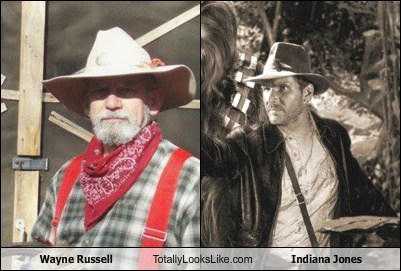 Wayne Russell Totally Looks Like Indiana Jones