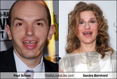 Paul Scheer Totally Looks Like Sandra Bernhard