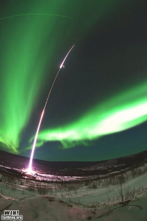 Rocket into the Aurora WIN