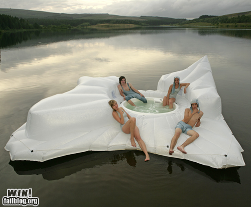 Floating Hot Tub WIN