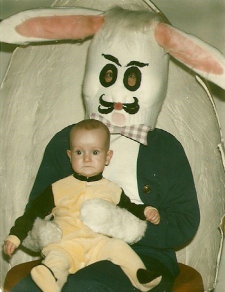 Sketchy Bunnies: They Are Both Staring Into Your Soul, For Different Reasons.