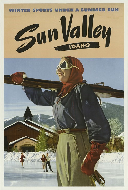 Sun Valley Idaho Vintage Poster